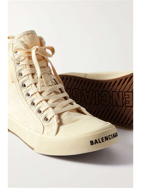 balenciaga paris high top sneakers.